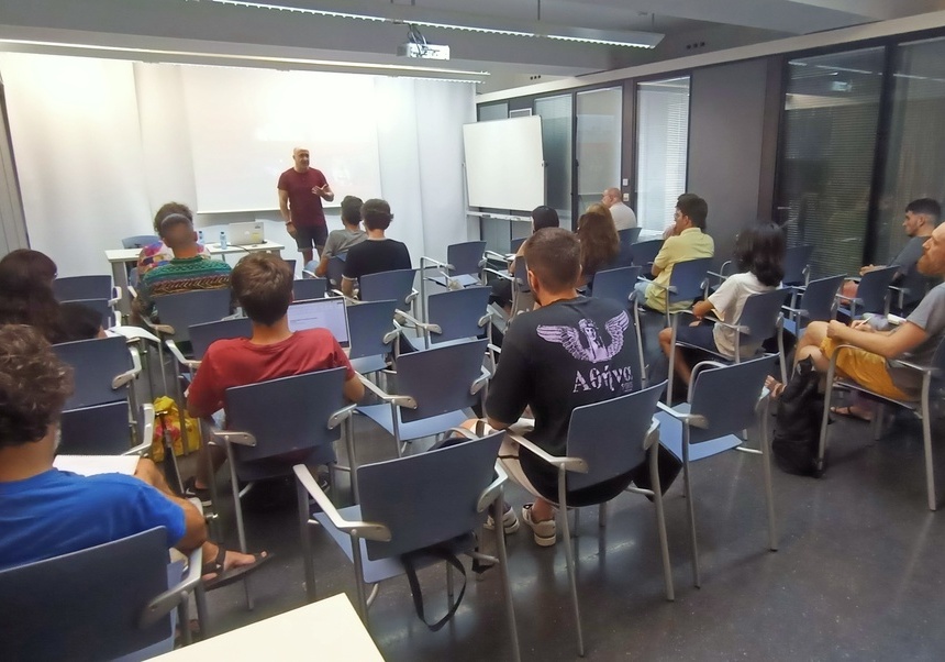 A PECA training classroom at La Nau in 2023.